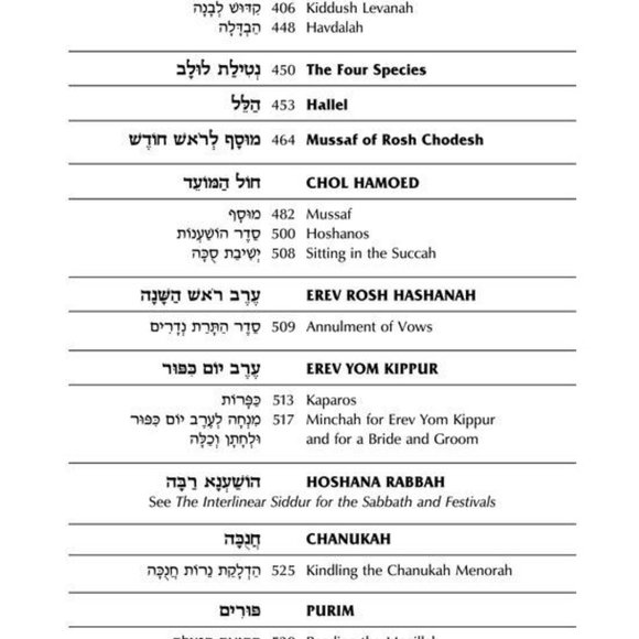 Artscroll Hebrew English Interlinear WEEKDAY Siddur Full Size Ashkenaz - Picture 5 of 11